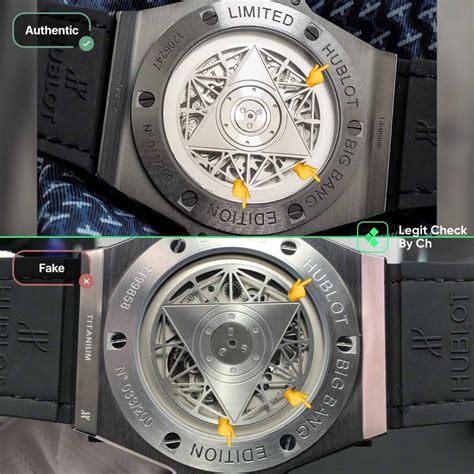 real vs fake hublot|authentic watches hublot.